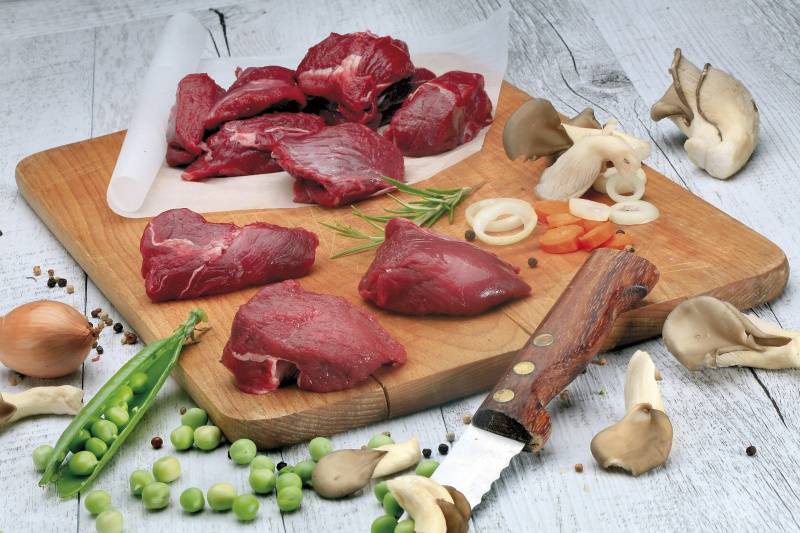 Sauté de daim surgelé - 2.5kg