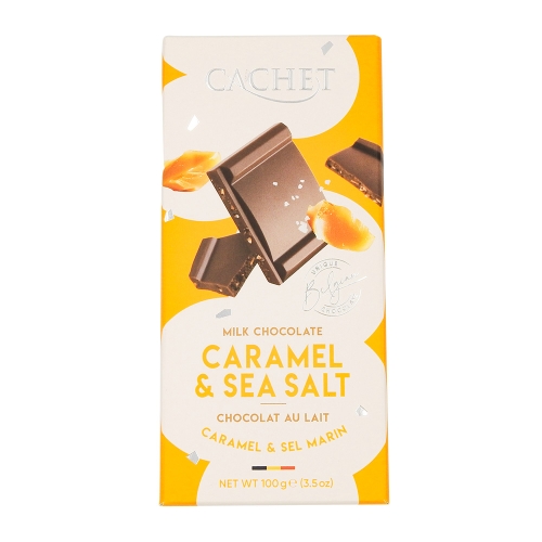 Chocolat au Lait caramel et sel de mer - 100g