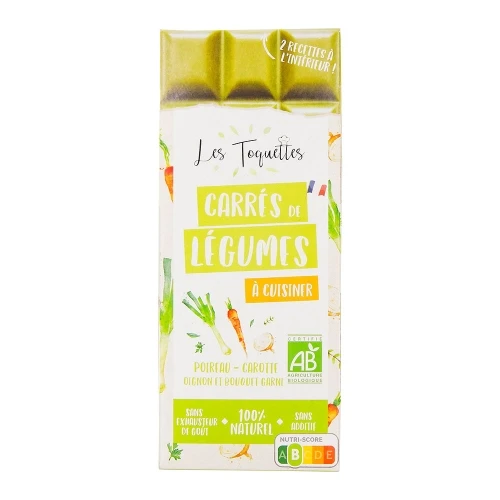Tablette poireau carotte oignon Les toquettes 60g