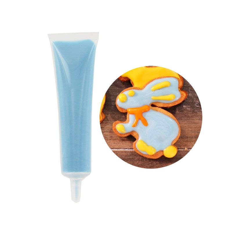 Stylo pâtissier bleu goût chocolat