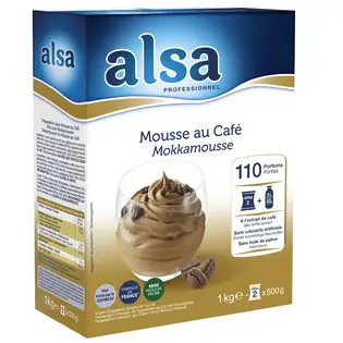 Mousse au café 100 portions