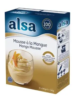 Mousse à la mangue 100 portions Alsa