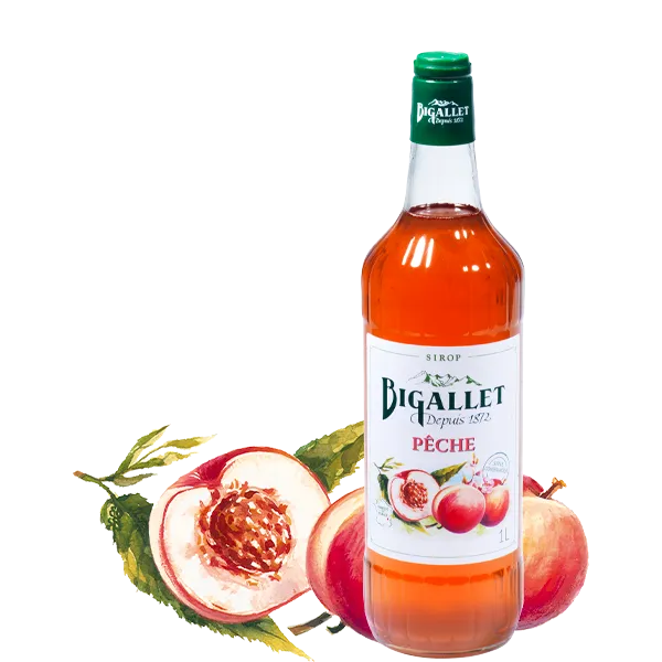 Sirop de pêche Biguallet - 100cl