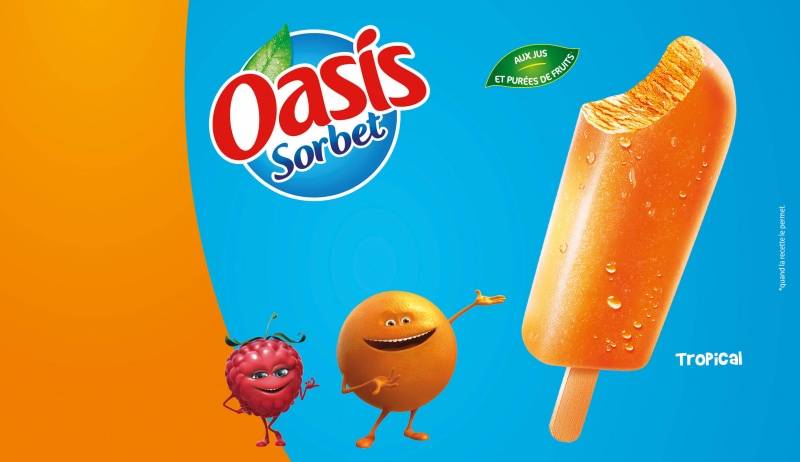 Bâtonnet sorbet tropical Oasis® 50mlx20