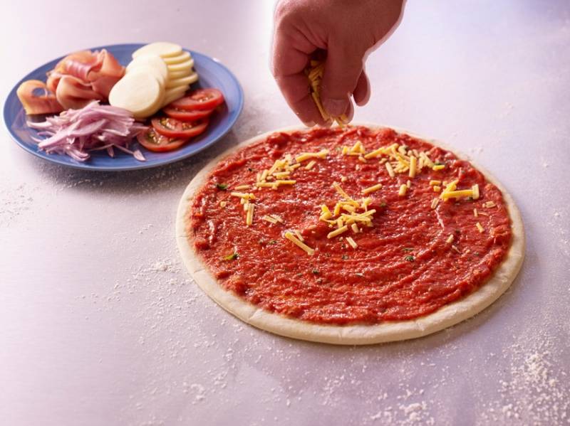  Fond de pizza tomaté rond 260 g, Ø 26 cm x12