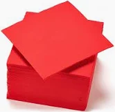 Serviette papier rouge 38*38 Gappy x40