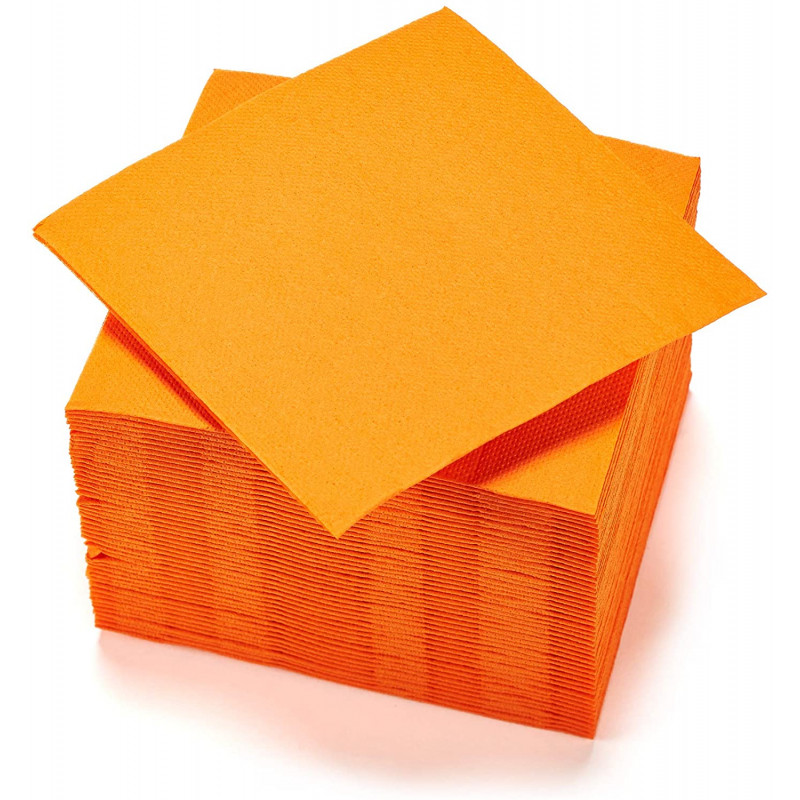 Serviette papier orange 38*38 Gappy  x40