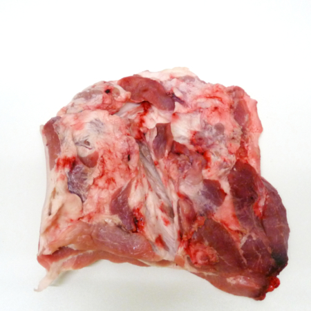 Gorge de porc  sans  couenne sous vide  1.5 kg