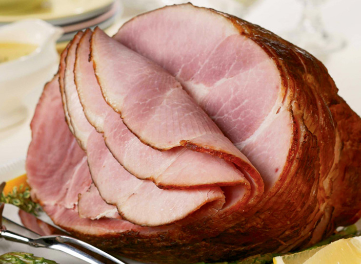 Jambon cru sans os( os coulé) nature  env 9.5kg