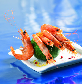 Crevettes rose 30/50 cuites frais - 2kg