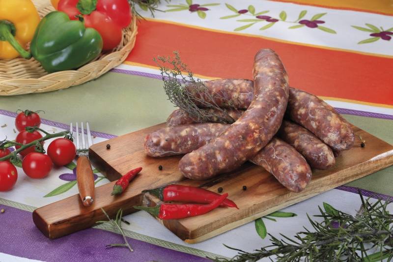 Saucisse supérieure au piment d'Espelette -150gx14  2.1kg