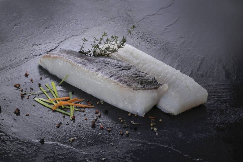 Dos de morue salée avec peau surgelé - 5kg