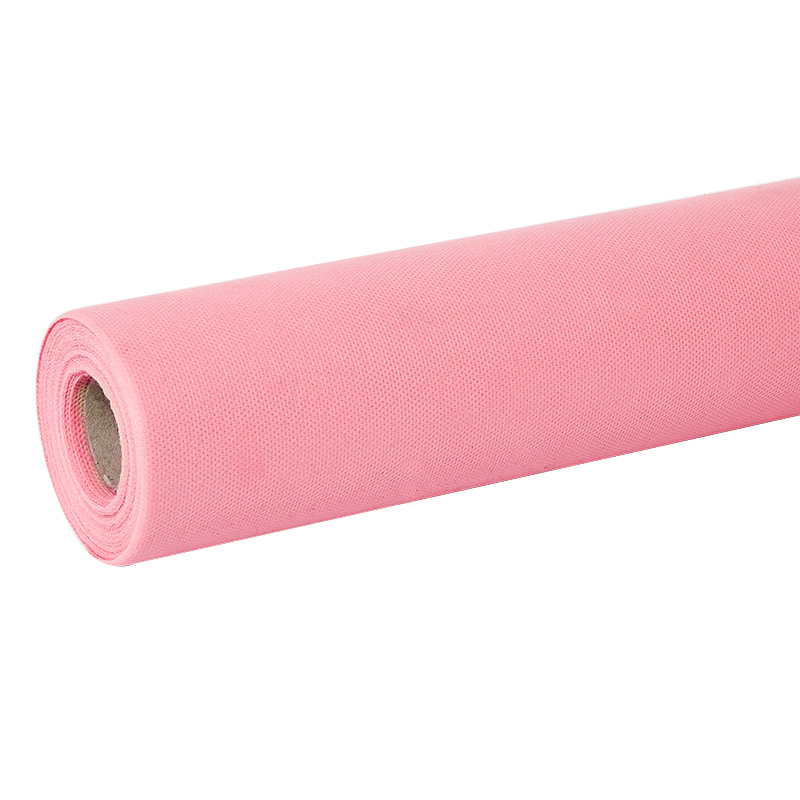 Chemin de table prédécoupé 3 en 1 spunbond 4.80 x 0.38m vieux rose