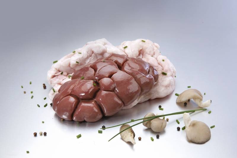 Rognons de veau blanc avec graisse ≃ 1kg