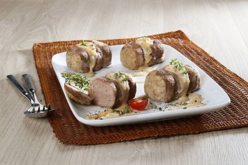Paupiette de veau sans ficelle surg 100g x50 - 5kg