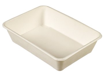 Barquette rectangle pulpe de canne 1500 ml GREEN ARTx50