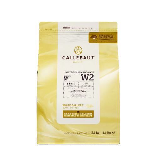 Chocolat blanc Callets 28% pistoles Callebaut 2.5kg