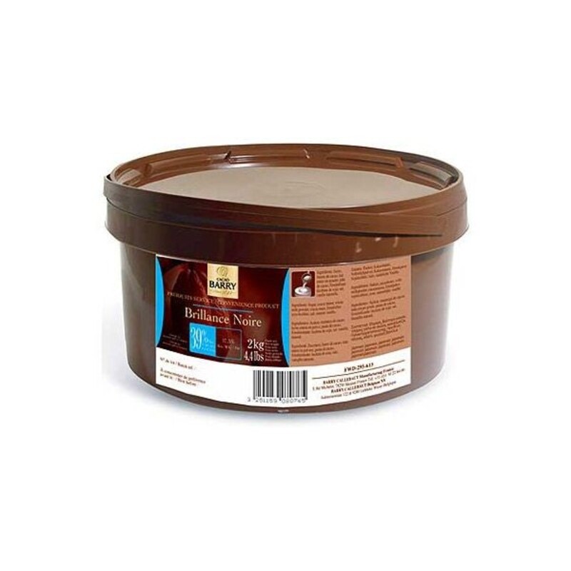 Glaçage chocolat Brillance Noire  Barry 2 kg