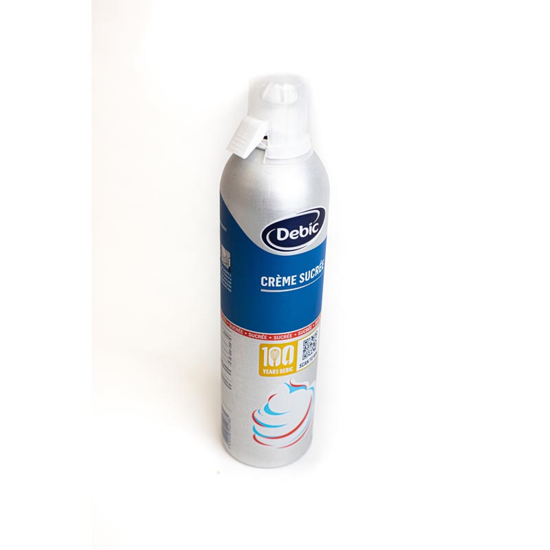 Crème sucrée sous pression 32% mg Debic - 700ml
