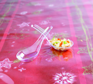 Cuillère chinoise cristal x50