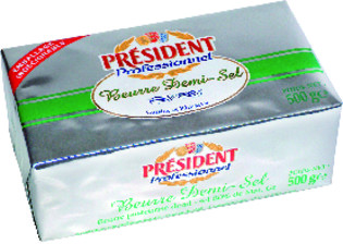 Beurre 1/2 sel Président 500g