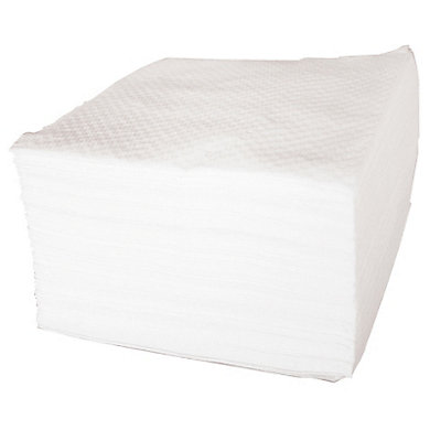 Serviettes blanches 1 pli 30*30cm Gappy x200