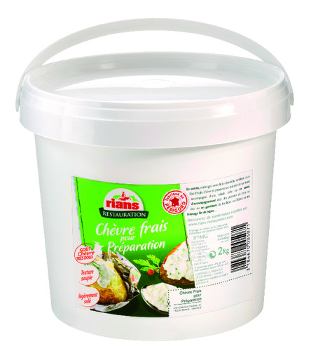 Fromage de chèvre Frais 8%mg Rians - 2kg