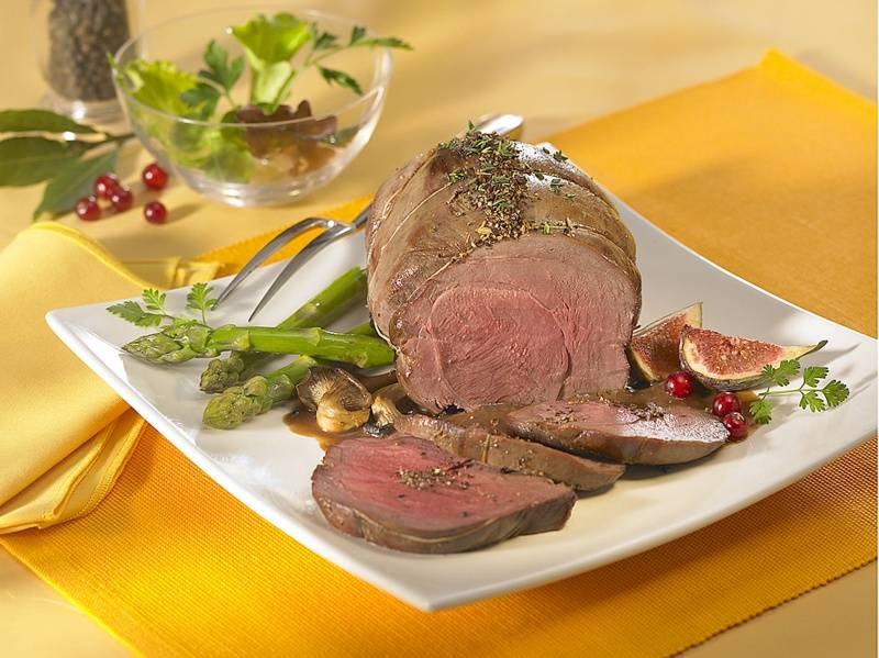 Rôti de cuissot de cerf surgelé - 1.5kg