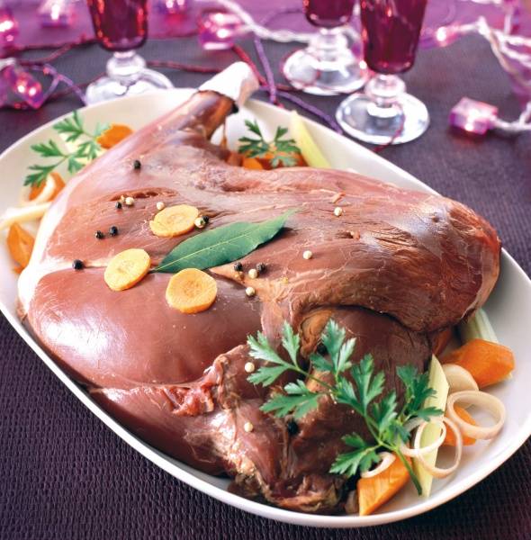 Cuissot de cerf avec os surgelé ≃5 à 7kg