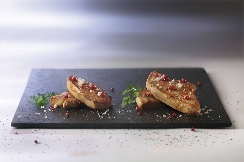 Escalope de Foie gras de canard cru en escalope 40/60g  Rougié surgelé - 1kg