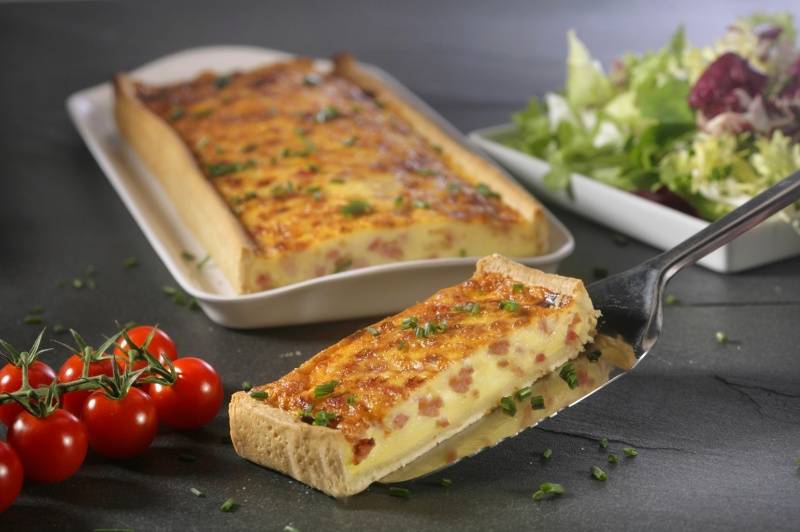 Bande quiche lorraine surgelée - 1kg