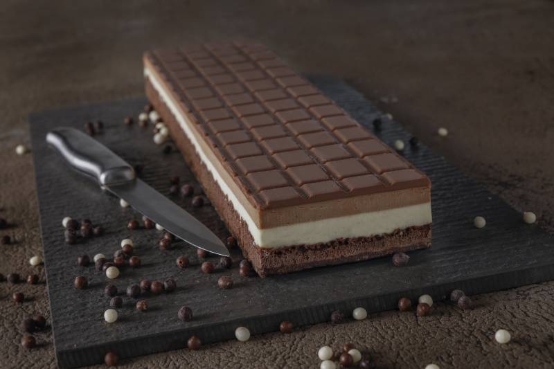 Bande croquante trois chocolats-  600g