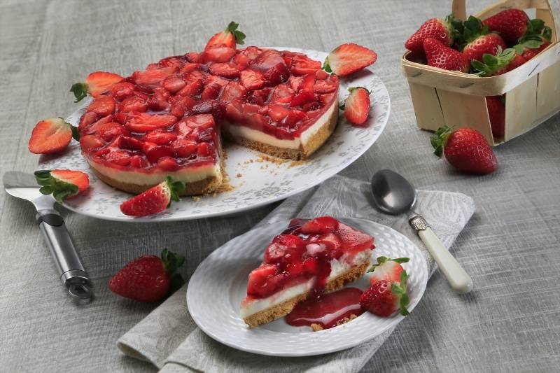 Cheesecake aux fraises surgelé - 900g