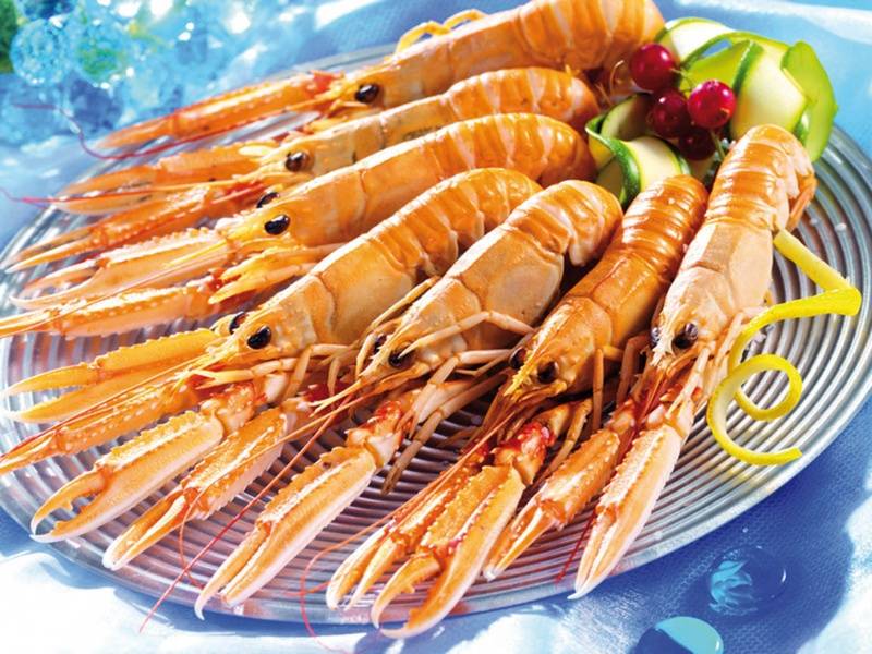 Langoustine crue 16/20 surgelé - 1kg