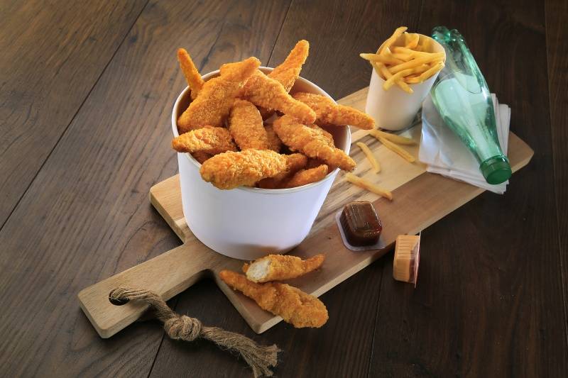 Crunchy de poulet cuit surgelé - 2.5kg