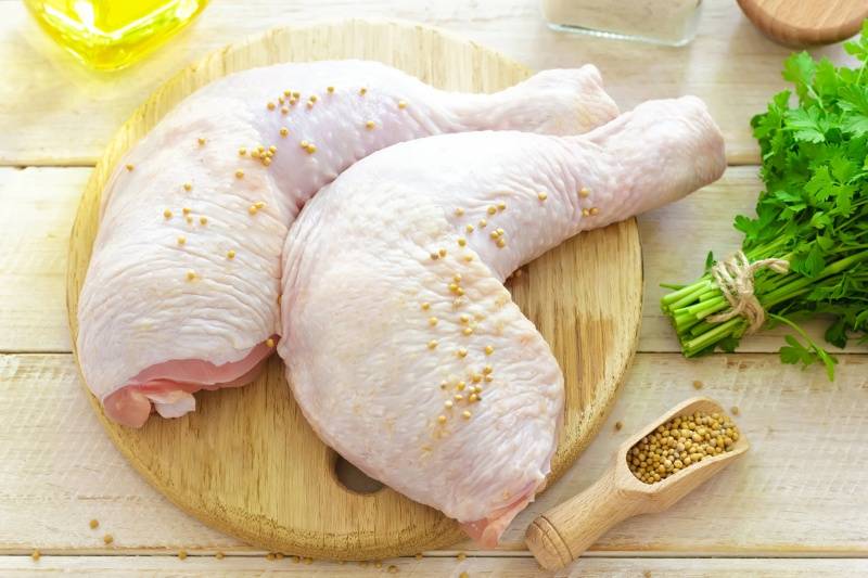Cuisse de poulet dejointée surgelé France ≃ 240g -2,5 kg