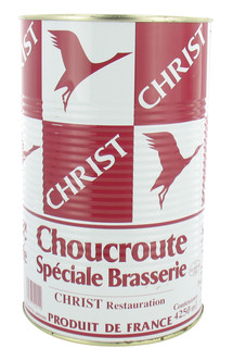 Choucroute Spéciale Brasserie Boîte 5/1 Charles Christ - 4.100kg