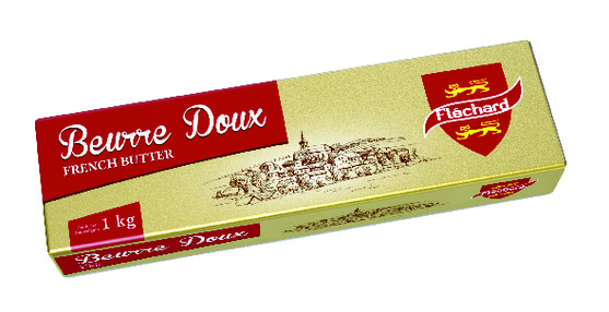 Beurre doux lingot Flechard - 1kg