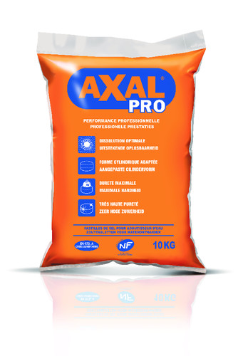 Sel Pastille adoucisseur eau Axal Pro - 10kg
