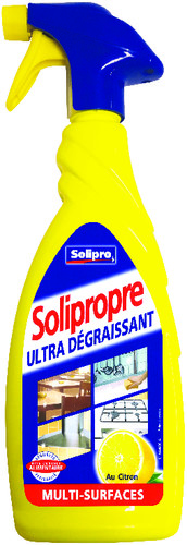 Spray ultra dégraissant en flacon Solipropre - 650ml