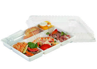 Couvercle plateau repas x50