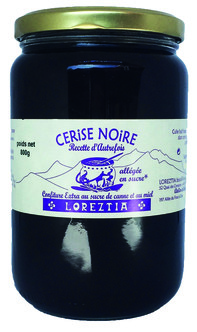 Confiture cerise noire traditionelle Loreztia - 800g