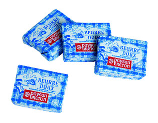 Beurre micro pain doux 82%mg Paysan Breton - 100x10g