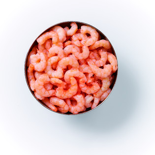 Crevette cuite décortiquée moyenne 200/300 coloré en saumure -900g