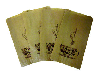Sac croissants kraft 120 X 50 X 210 MM- 102 - X1000