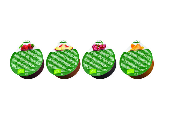 Confiture Bio 4 parfums 20gx100