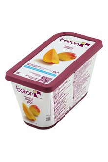 Purée de mangue non sucrée surgelée Boiron 1  kg