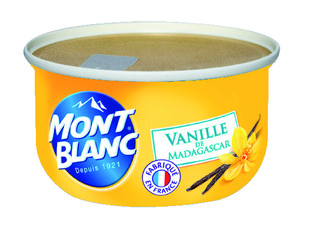 Crème dessert vanille coupelle Mont Blanc - 125g