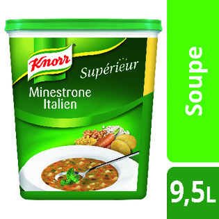 Soupe minestrone huile olive Knorr 1,045kg