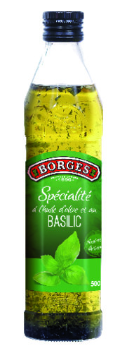 Huile olive et basilic Borges 500ml